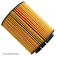 041-8129 Beck Arnley OE Replacement Oil Filter - Cartridge, Direct Fit, Sold Individually