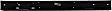 Front Bumper, Painted Black, Without Mounting Brackets