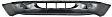 Front, Lower Primed Bumper Cover, without Fog Light Holes, For Models with 2-Piece Bumper