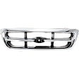 Grille, Chrome, RWD