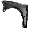 Front, Passenger Side Fender, Without Wheel Opening Molding Holes