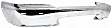 Front Bumper, Chrome, With Molding Holes, Without Mounting Brackets