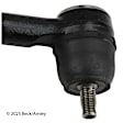 101-4989 Front, Driver Side, Outer Tie Rod End, Beck Arnley OE Replacement