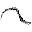 Front, Passenger Side Fender Liner