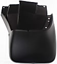 Rear, Passenger Side Mud Flaps, Black, Plastic