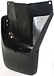Rear, Driver Side Mud Flaps, Black, Plastic