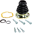 103-2258 OE Replacement Series CV Boot - Black, Direct Fit, Kit