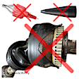 2008 Honda Civic - CV Boot, Automatic Transaxle, Except Japan Built Vehicle, Kit, OE Replacement Series