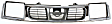1998-2000 Nissan Frontier - Grille Assembly, Chrome Shell with Black Insert