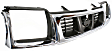 1998-2000 Nissan Frontier - Grille Assembly, Chrome Shell with Black Insert