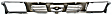 1998-2000 Nissan Frontier - Grille Assembly, Chrome Shell with Black Insert