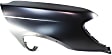 Front, Passenger Side Fender, With Molding Holes