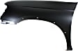 Front, Driver Side Fender, With Molding Holes