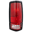 1985 Chevrolet S10 - Passenger Side Halogen Tail Light, Without bulb(s), OE Comparable Finish