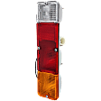 Passenger Side Tail Light, with Bulb, Halogen, Amber, Clear and Red Lens, 4 Cyl., 1.3L Engine