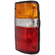 Passenger Side Tail Light, with Bulb, Halogen, Amber, Clear and Red Lens