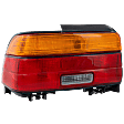 Driver Side Tail Light, with Bulb, Halogen, Amber, Clear and Red Lens, Sedan