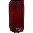 Driver Side Tail Light, without Bulb, Halogen, Clear and Red Lens, Styleside