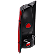 Passenger Side Tail Light, without Bulb, Halogen, Clear and Red Lens, 6 Cyl., 4.0L Engine