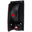 Passenger Side Tail Light, without Bulb, Halogen, Clear and Red Lens, 6 Cyl., 4.0L Engine