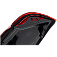 Passenger Side Tail Light, with Bulb, Halogen, Clear and Red Lens, Except 15, 000 Lbs. GVW