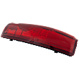 Passenger Side Tail Light, with Bulb, Halogen, Clear and Red Lens, Except 15, 000 Lbs. GVW