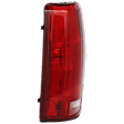 Driver Side Tail Light, with Bulb, Halogen, Clear and Red Lens, Except 15, 000 Lbs. GVW