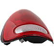Driver Side Tail Light, with Bulb, Halogen, Clear and Red Lens