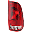 Passenger Side Halogen Tail Light, Without bulb(s), OE Replacement, Styleside, CAPA Certified