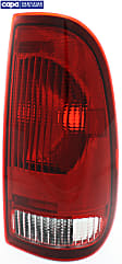 Passenger Side Halogen Tail Light, Without bulb(s), OE Replacement, Styleside, CAPA Certified