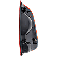 Driver Side Halogen Tail Light, Without bulb(s), OE Replacement, Styleside