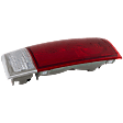 Driver Side Tail Light, without Bulb, Halogen, Clear and Red Lens
