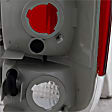 Driver Side Tail Light, without Bulb, Halogen, Clear and Red Lens