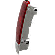 Driver Side Tail Light, without Bulb, Halogen, Clear and Red Lens