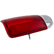 Driver Side Tail Light, without Bulb, Halogen, Clear and Red Lens