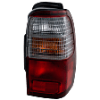 Passenger Side Tail Light, with Bulb, Halogen, Clear and Red Lens