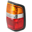 Passenger Side Tail Light, with Bulb, Halogen, Amber, Clear and Red Lens, 6 Cyl., 3.3L Engine, Production Date To December 1998