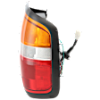 Passenger Side Tail Light, with Bulb, Halogen, Amber, Clear and Red Lens, 6 Cyl., 3.3L Engine, Production Date To December 1998