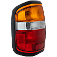 Driver Side Tail Light, with Bulb, Halogen, Amber, Clear and Red Lens, 6 Cyl., 3.3L Engine, Production Date To December 1998