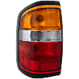 Driver Side Tail Light, with Bulb, Halogen, Amber, Clear and Red Lens, 6 Cyl., 3.3L Engine, Production Date To December 1998