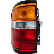 Driver Side Tail Light, with Bulb, Halogen, Amber, Clear and Red Lens, 6 Cyl., 3.3L Engine, Production Date To December 1998