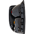 Passenger Side Tail Light, without Bulb, Halogen, Amber, Clear and Red Lens, CAPA CERTIFIED