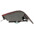 Passenger Side, Outer Tail Light, with Bulb, Halogen, Amber and Red Lens, Japan/USA (NAL Brand) Built
