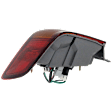 Passenger Side, Outer Tail Light, with Bulb, Halogen, Amber and Red Lens, Japan/USA (NAL Brand) Built