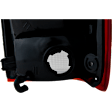 1998-1999 Ford Ranger - Driver Side Tail Light, without Bulb, Halogen, Amber, Clear and Red Lens