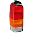 2000 Jeep Cherokee Classic - Driver Side Halogen Tail Light, Without bulb(s), OE Replacement