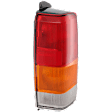 2000 Jeep Cherokee Classic - Driver Side Halogen Tail Light, Without bulb(s), OE Replacement