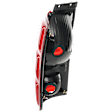 Passenger Side Tail Light, without Bulb, Halogen, Clear and Red Lens