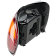 Passenger Side Tail Light, with Bulb, Halogen, Amber, Clear and Red Lens