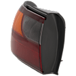 Driver Side Tail Light, with Bulb, Halogen, Amber, Clear and Red Lens